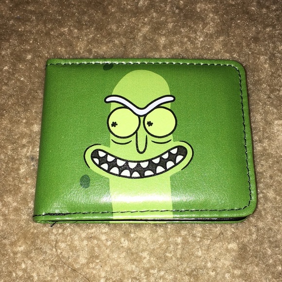 Pickle Rick bifold wallet - Picture 1 of 3